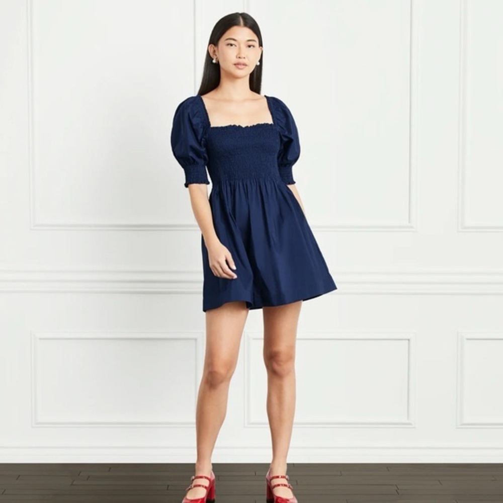Hill House Home Navy Linen Athena Nap Dress